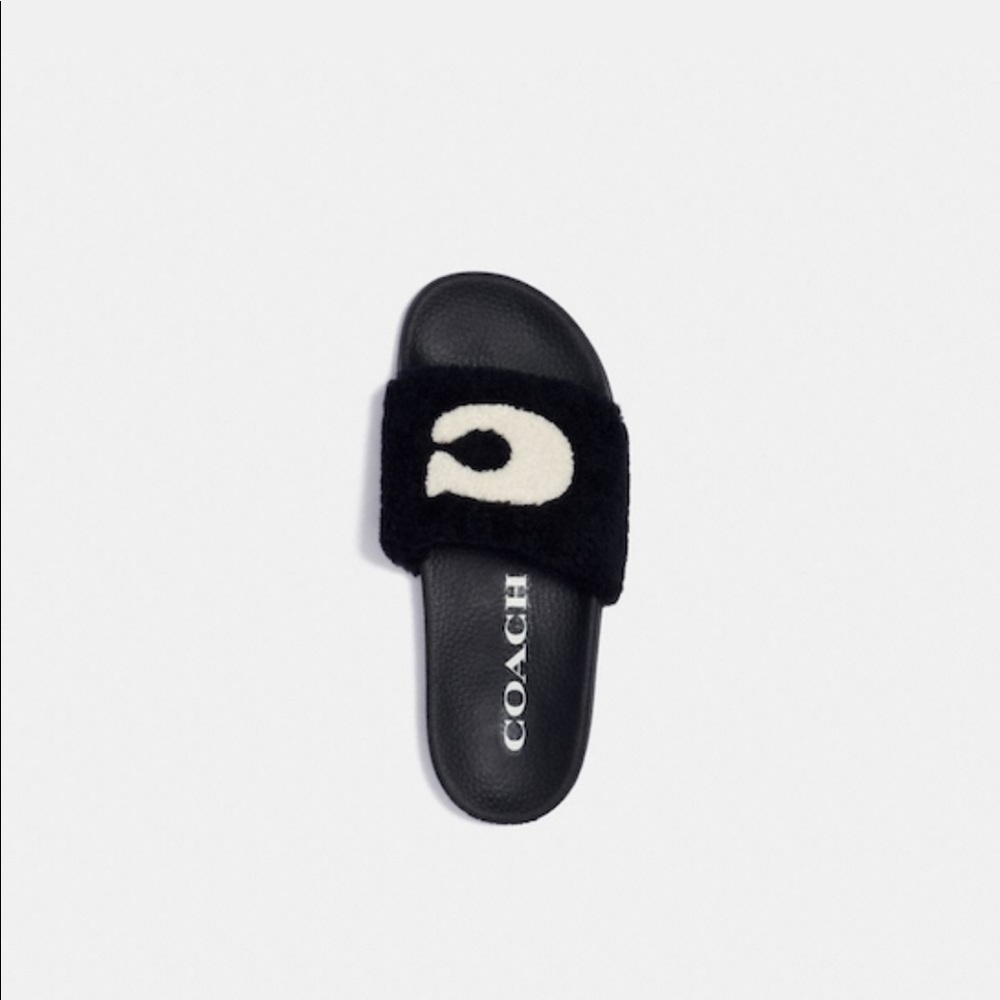 NEW IN BOX ULLA SHEARLING SLIDE